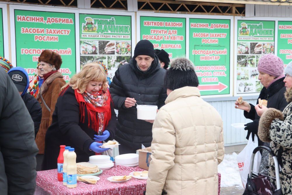 Северодончане отпраздновали Масленицу Северодончане отпраздновали Масленицу