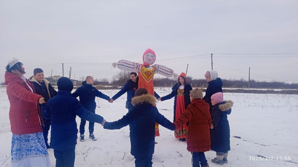 В населенных пунктах Белокуракинского округа весело провожали Зиму и встречали Весну В населенных пунктах Белокуракинского округа весело провожали Зиму и встречали Весну