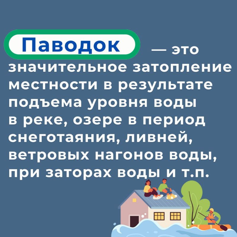 Одно из характерных весенних явлений – паводки Одно из характерных весенних явлений – паводки