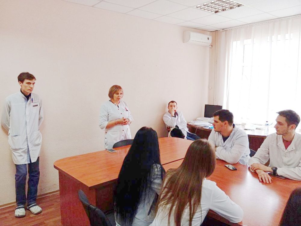 В Луганской городской больнице № 1 проведена очередная профориентационная лекция В Луганской городской больнице № 1 проведена очередная профориентационная лекция
