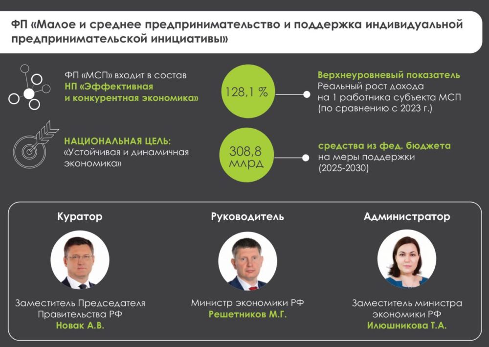 ФП " Малое и среднее предпринимательство и поддержка индивидуальной предпринимательской инициативы" ФП " Малое и среднее предпринимательство и поддержка индивидуальной предпринимательской инициативы"