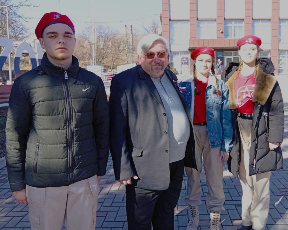 Акция «Русская весна – начало пути домой» в Беловодске Акция «Русская весна – начало пути домой» в Беловодске