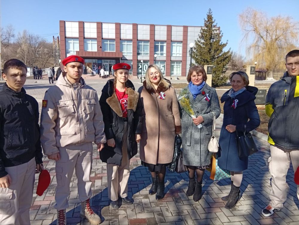 Акция «Русская весна – начало пути домой» в Беловодске Акция «Русская весна – начало пути домой» в Беловодске