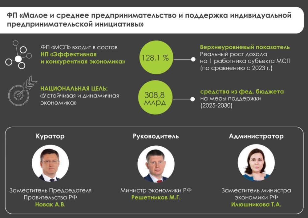 Поддержка МСП: ключевые направления и финансирование Поддержка МСП: ключевые направления и финансирование