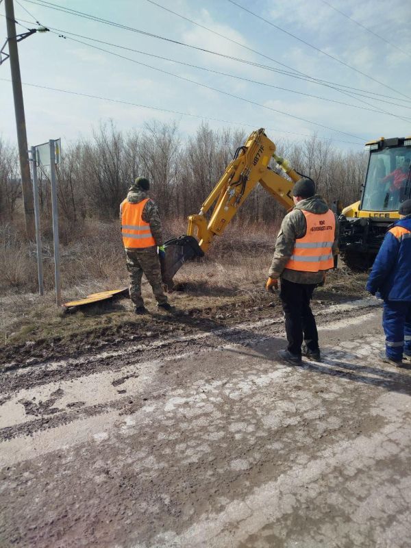 Продолжается ремонт дороги "Беловодск-Брусовка" Продолжается ремонт дороги "Беловодск-Брусовка"