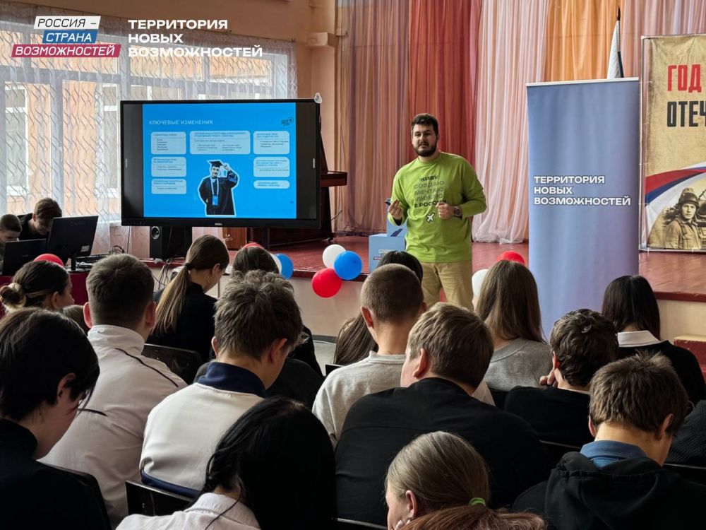 Молодежь Красного Луча узнала о возможностях президентской платформы «Россия – страна возможностей» Молодежь Красного Луча узнала о возможностях президентской платформы «Россия – страна возможностей»