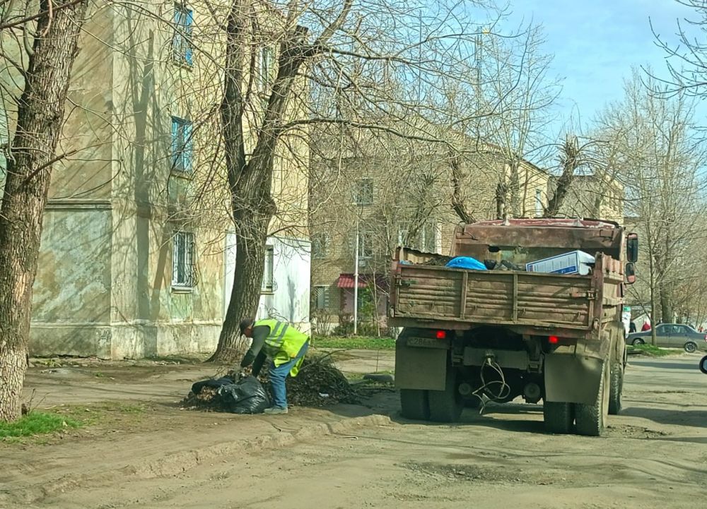 В Молодогвардейске провели работы по вывозу веток В Молодогвардейске провели работы по вывозу веток