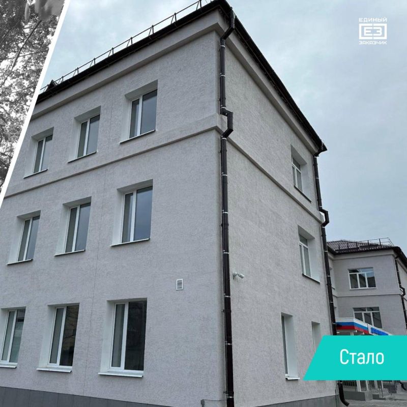 БЫЛО/СТАЛО: здание детской поликлиники Северодонецкой центральной многопрофильной больницы БЫЛО/СТАЛО: здание детской поликлиники Северодонецкой центральной многопрофильной больницы