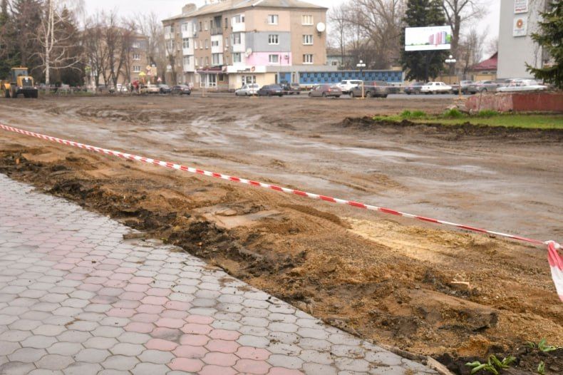 Недавно на улице Энгельса началось благоустройство общественной территории Недавно на улице Энгельса началось благоустройство общественной территории