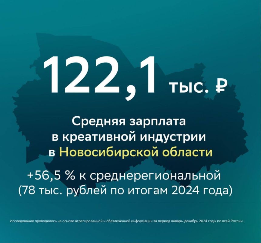 Креативные специалисты в России зарабатывают на 42% больше среднего Креативные специалисты в России зарабатывают на 42% больше среднего