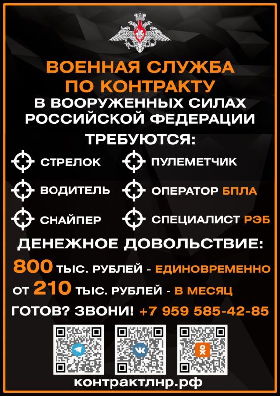 Военная служба по контракту Военная служба по контракту