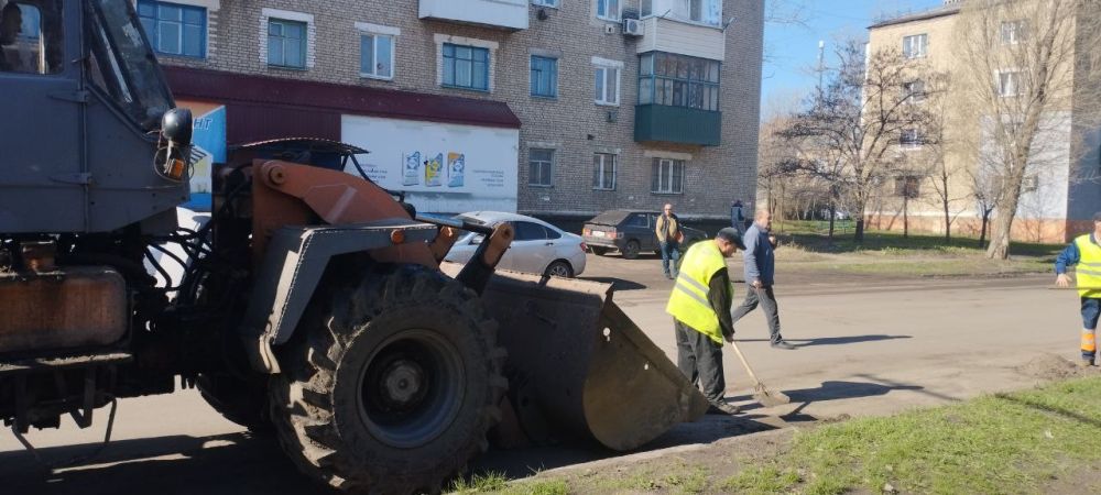 Дневник благоустройства Молодогвардейска: работы продолжаются Дневник благоустройства Молодогвардейска: работы продолжаются