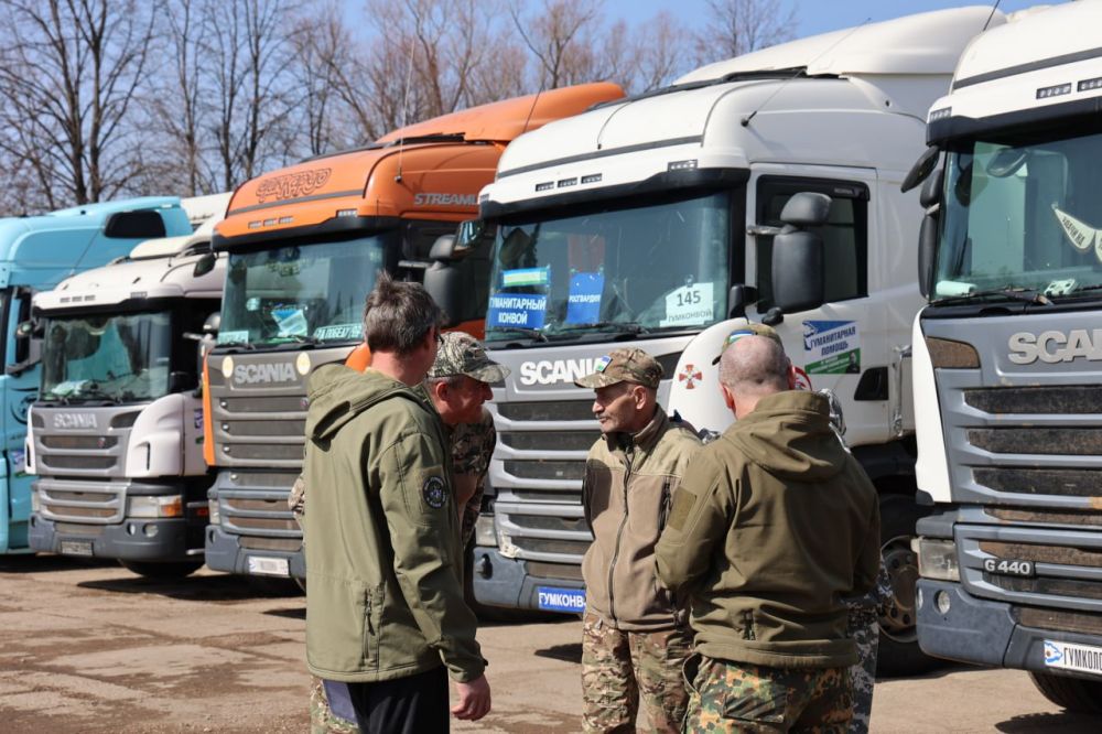 147-й гумконвой из Башкортостана отправился к бойцам и жителям пострадавших регионов 147-й гумконвой из Башкортостана отправился к бойцам и жителям пострадавших регионов
