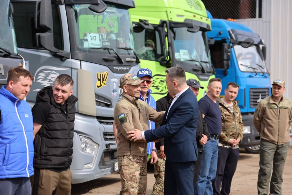 147-й гумконвой из Башкортостана отправился к бойцам и жителям пострадавших регионов 147-й гумконвой из Башкортостана отправился к бойцам и жителям пострадавших регионов