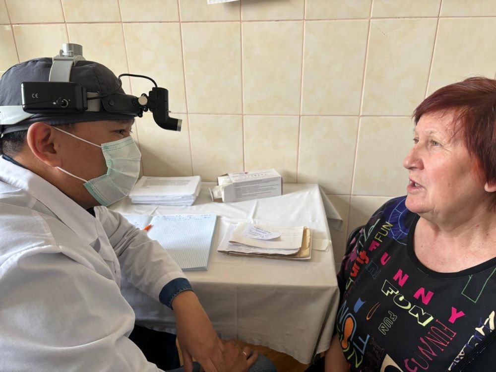 Калмыцкие врачи обследовали жителей Щетово Калмыцкие врачи обследовали жителей Щетово