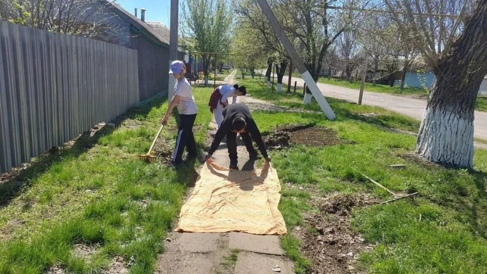 Акции памяти и благоустройства в Новоалександровской средней школе №28 Акции памяти и благоустройства в Новоалександровской средней школе №28