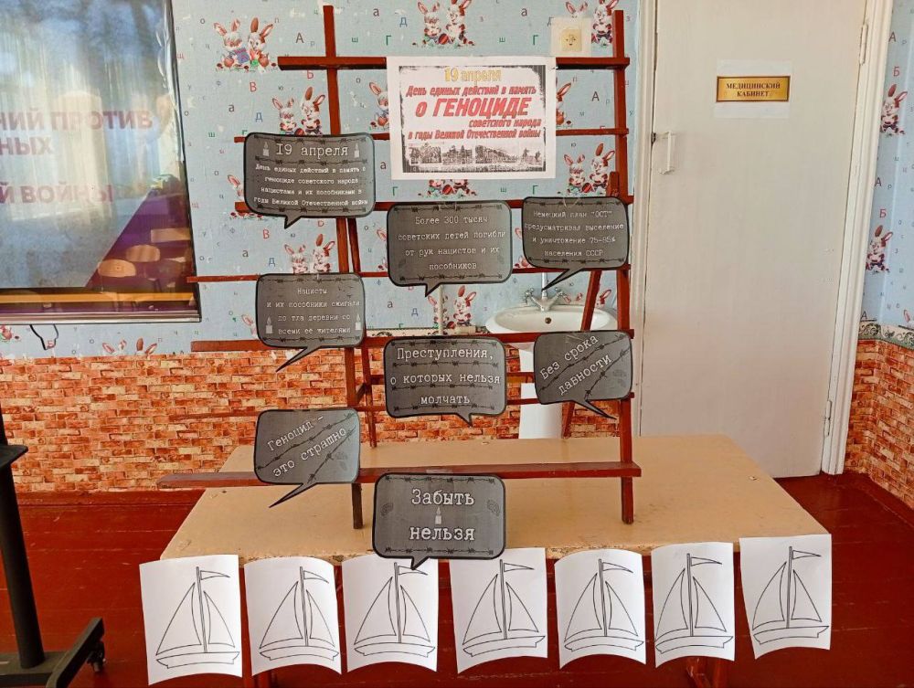 Вячеслав Третьяков: 18 апреля в Булгаковской школе прошли уроки мужества, посвящённые Дню единых действий в память о геноциде советского народа нацистами и их пособниками в годы Великой Отечественной войны Вячеслав Третьяков: 18 апреля в Булгаковской школе прошли уроки мужества, посвящённые Дню единых действий в память о геноциде советского народа нацистами и их пособниками в годы Великой Отечественной войны
