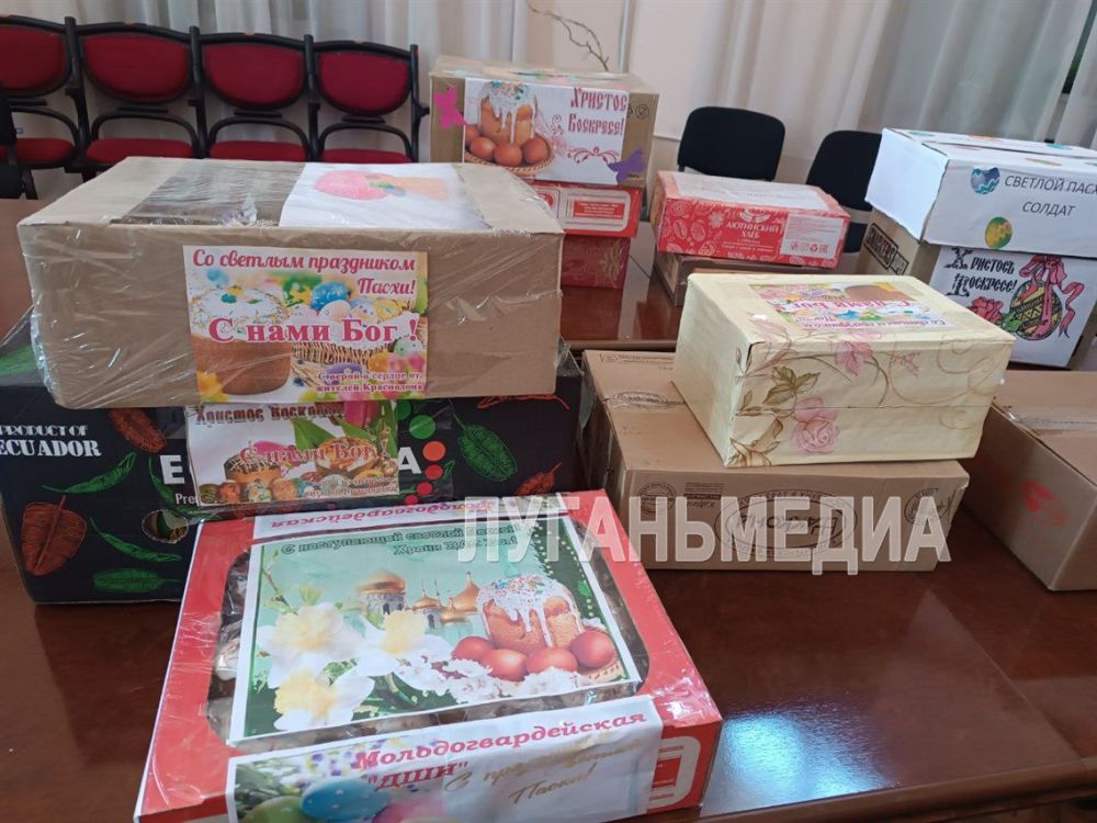 Военнослужащим передали куличи в преддверии Пасхи Военнослужащим передали куличи в преддверии Пасхи
