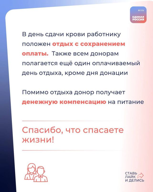 20 апреля Национальный день донора в России 20 апреля Национальный день донора в России