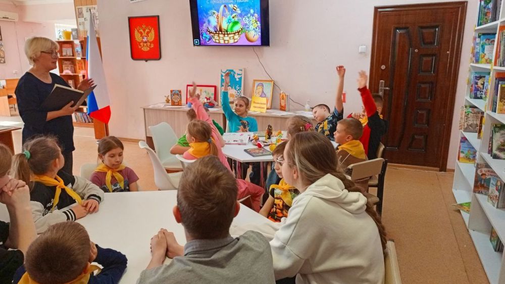 Пасхальные посиделки в библиотеке Пасхальные посиделки в библиотеке