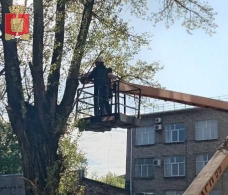 Коммунальные службы проводят работы на территории города Коммунальные службы проводят работы на территории города
