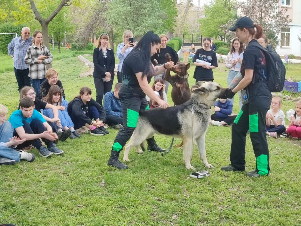 Друзья!. Сегодня мы стали свидетелями настоящего чуда! В Луганском учебно-реабилитационном центре для слабовидящих прошло уникальное мероприятие, где дети с ограниченными возможностями здоровья встретились с четвероногими... Друзья!. Сегодня мы стали свидетелями настоящего чуда! В Луганском учебно-реабилитационном центре для слабовидящих прошло уникальное мероприятие, где дети с ограниченными возможностями здоровья встретились с четвероногими...