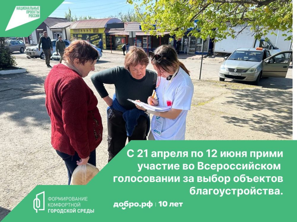 В Красном Луче в рамках партийного проекта Единой России "Городская среда" стартовало Всероссийское голосование за выбор объектов благоустройства В Красном Луче в рамках партийного проекта Единой России "Городская среда" стартовало Всероссийское голосование за выбор объектов благоустройства