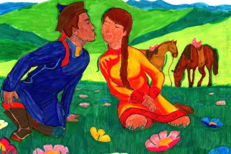 Тува принимает рисунки от школьников ЛНР Тува принимает рисунки от школьников ЛНР
