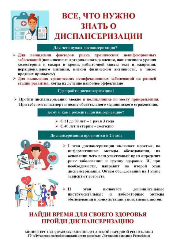 Диспансеризация-это забота о будущем сегодня! Диспансеризация-это забота о будущем сегодня!