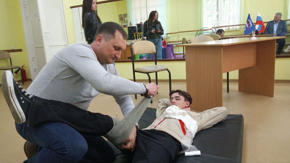 Урок для будущих спасателей к 80-летию Победы Урок для будущих спасателей к 80-летию Победы