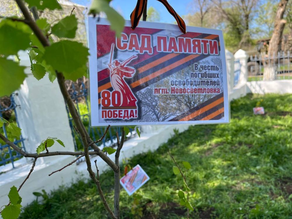 Населенные пункты Краснодонщины приняли участие в акции «Сад памяти» Населенные пункты Краснодонщины приняли участие в акции «Сад памяти»
