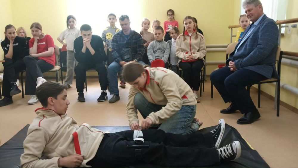 Урок для будущих спасателей к 80-летию Победы Урок для будущих спасателей к 80-летию Победы
