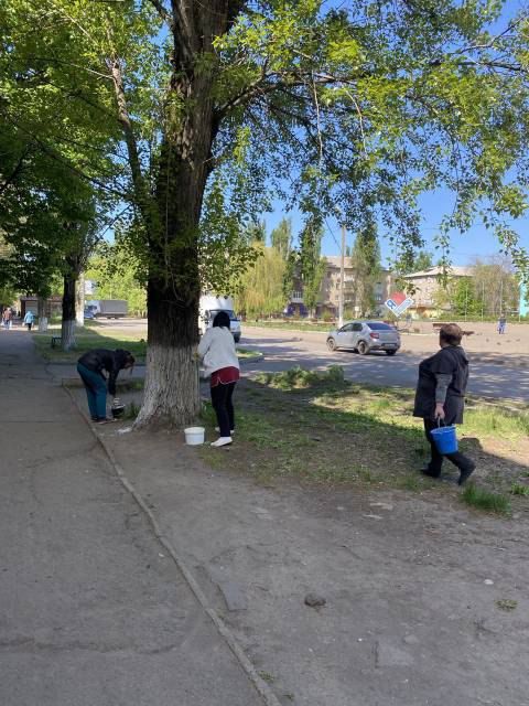 В Суходольске провели городской субботник В Суходольске провели городской субботник