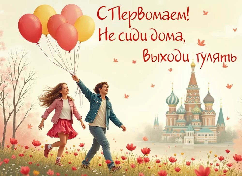 С праздником весны и труда! С праздником весны и труда!