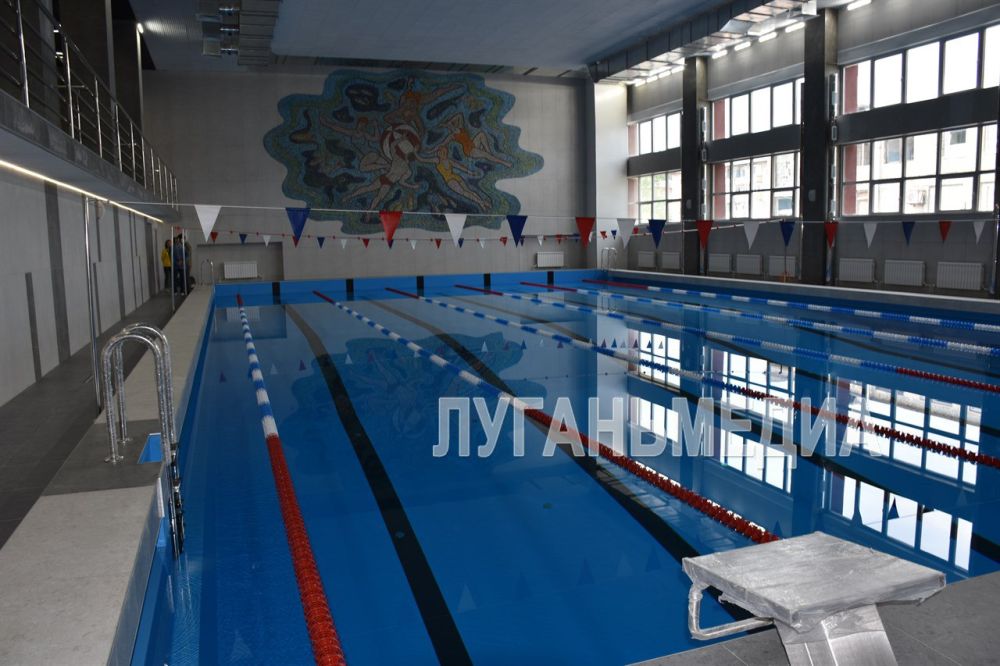 Завершены основные работы по восстановлению бассейна в Спортивной школе города Первомайска Завершены основные работы по восстановлению бассейна в Спортивной школе города Первомайска