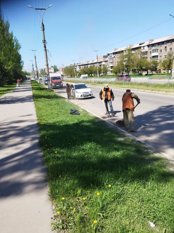 Город готовится ко Дню Победы Город готовится ко Дню Победы