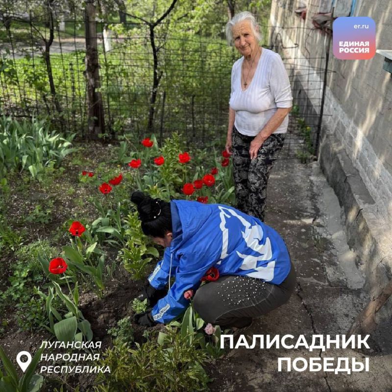 «Единая Россия» помогает ветеранам в рамках акции «Палисадник Победы» «Единая Россия» помогает ветеранам в рамках акции «Палисадник Победы»