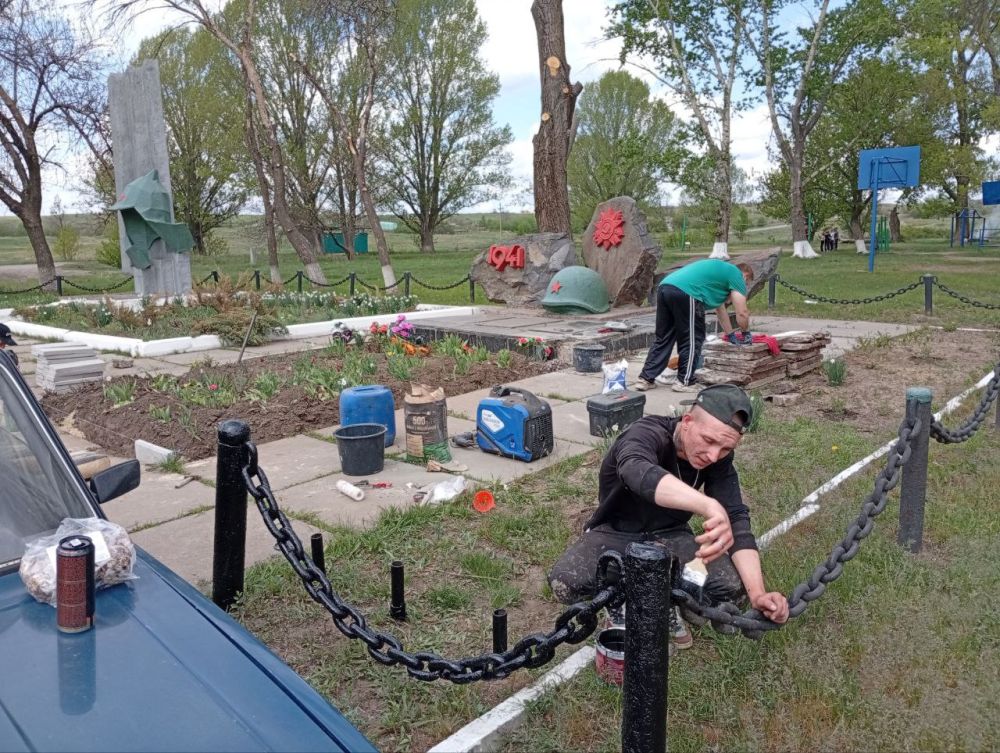 В городе Ровеньки продолжают готовиться к празднованию 9 Мая В городе Ровеньки продолжают готовиться к празднованию 9 Мая