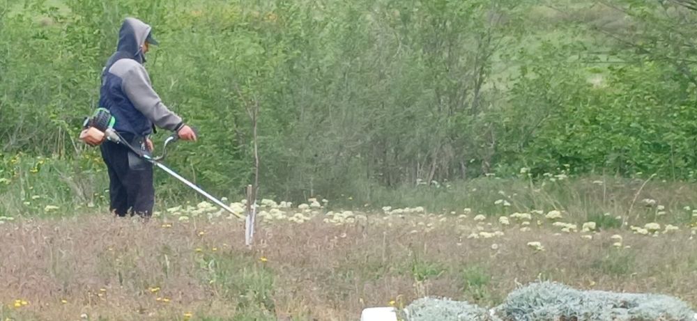 В поселке Изварино провели субботник возле памятного знака «Спасибо, Россия» В поселке Изварино провели субботник возле памятного знака «Спасибо, Россия»