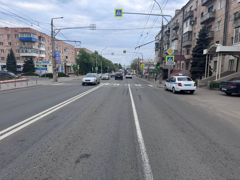 Сотрудники полиции проводят проверку по факту ДТП с участием несовершеннолетнего пешехода