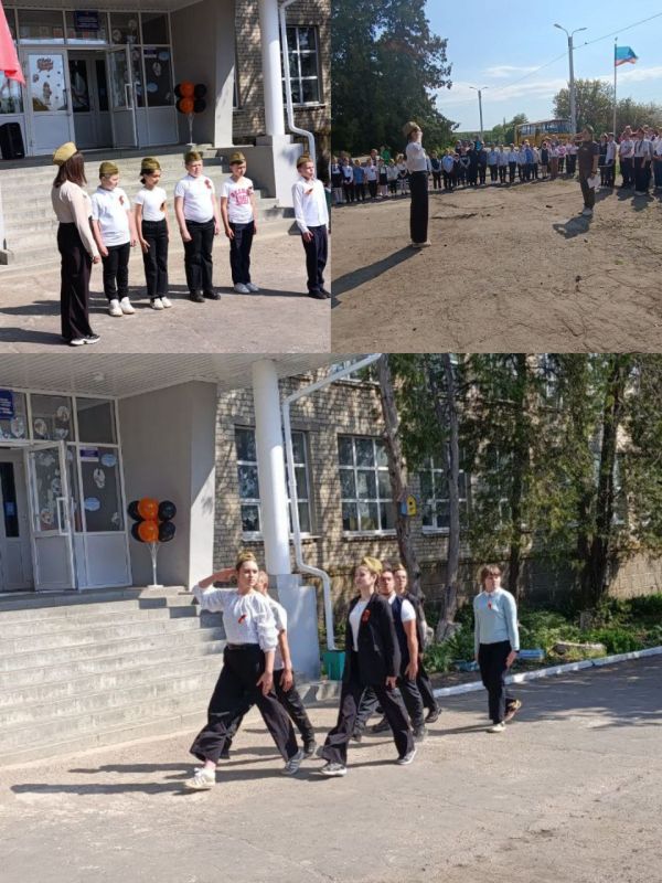 В преддверии 9 мая в ГБОУ ЛНР "СЛСШ с. Чугинка" прошел традиционный смотр строя и песни, посвященный Дню Победы В преддверии 9 мая в ГБОУ ЛНР "СЛСШ с. Чугинка" прошел традиционный смотр строя и песни, посвященный Дню Победы