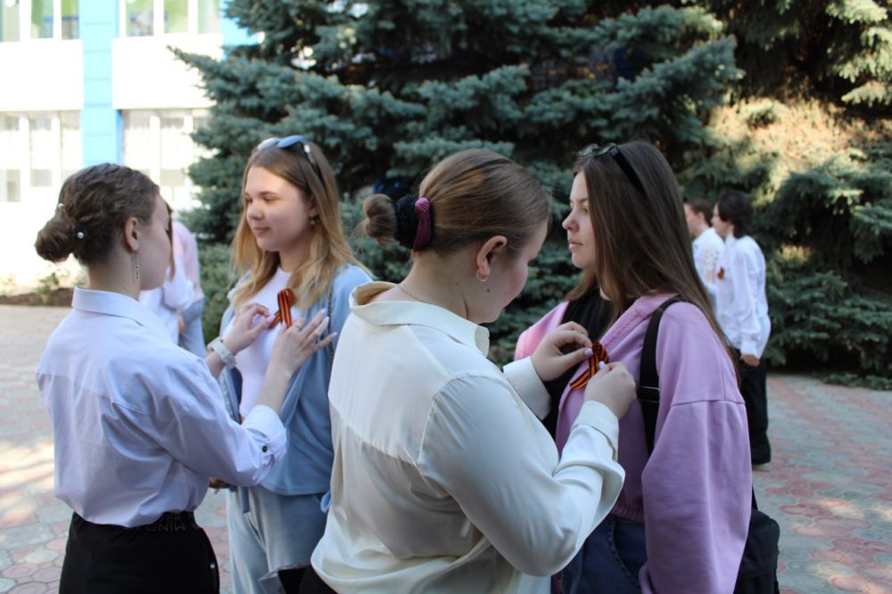 Акция «Георгиевская лента» продолжается Акция «Георгиевская лента» продолжается