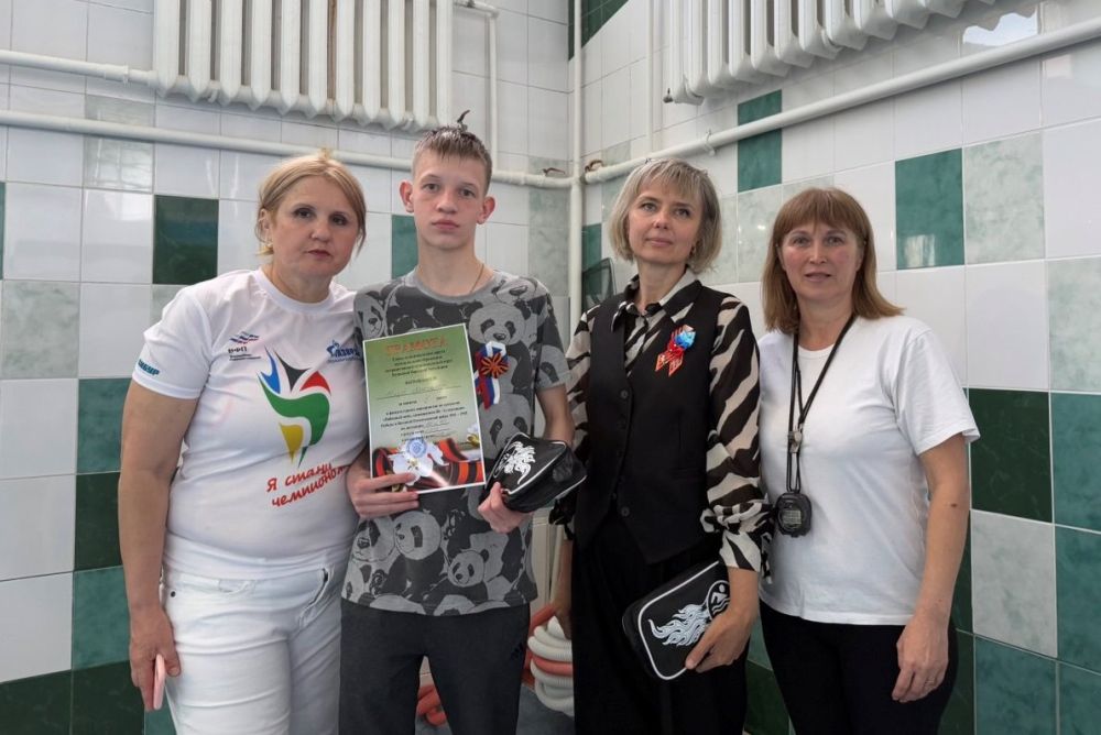 В МБУ «Спортивный комплекс-Антрацит» прошло физкультурное мероприятие по плаванию «Победный Май», посвященное 80-й годовщине Победы в Великой Отечественной войне 1941–1945 годов В МБУ «Спортивный комплекс-Антрацит» прошло физкультурное мероприятие по плаванию «Победный Май», посвященное 80-й годовщине Победы в Великой Отечественной войне 1941–1945 годов