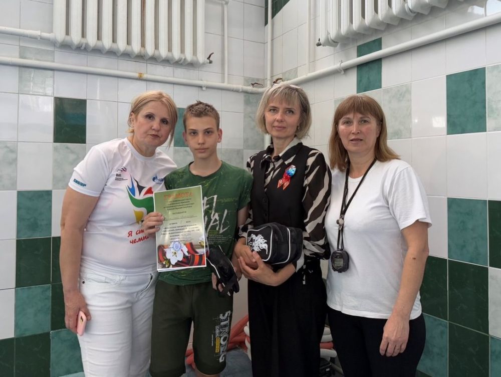 В МБУ «Спортивный комплекс-Антрацит» прошло физкультурное мероприятие по плаванию «Победный Май», посвященное 80-й годовщине Победы в Великой Отечественной войне 1941–1945 годов В МБУ «Спортивный комплекс-Антрацит» прошло физкультурное мероприятие по плаванию «Победный Май», посвященное 80-й годовщине Победы в Великой Отечественной войне 1941–1945 годов
