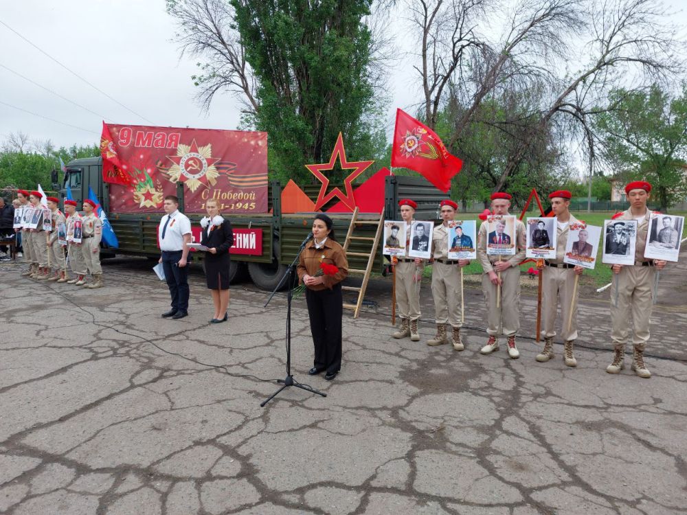 В преддверии празднования 80-й годовщины Победы в Великой Отечественной войне, в отдаленных жилмассивах и поселках города Брянки, прошли митинги В преддверии празднования 80-й годовщины Победы в Великой Отечественной войне, в отдаленных жилмассивах и поселках города Брянки, прошли митинги
