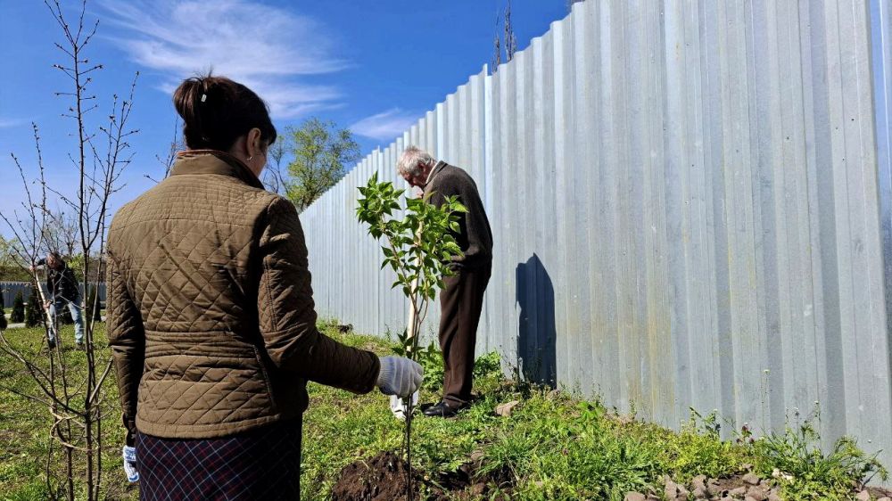 Сад Памяти. На территории Северодонецкого городского центра патриотического воспитания, туризма и краеведения были высажены первые деревья в память о воинах и героях нашей Родины Сад Памяти. На территории Северодонецкого городского центра патриотического воспитания, туризма и краеведения были высажены первые деревья в память о воинах и героях нашей Родины