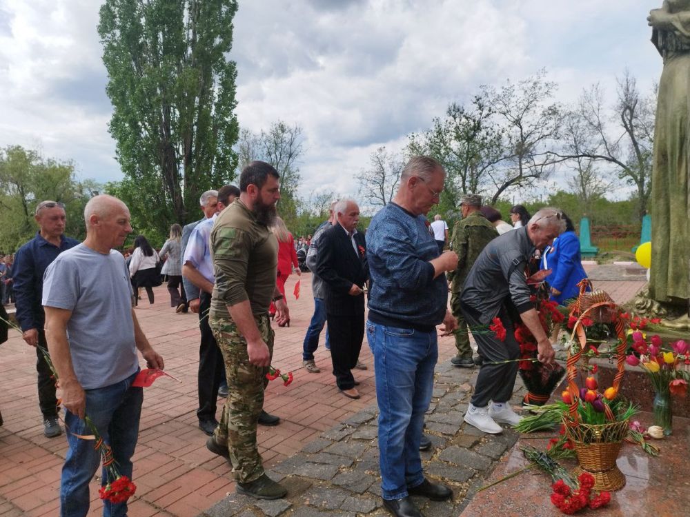 Митинги в честь Победы в поселках Краснодонщины Митинги в честь Победы в поселках Краснодонщины