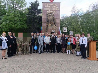 День Победы Луганск: акция "Обелиск", митинг у братской могилы, , автопробег и велопробег День Победы Луганск: акция "Обелиск", митинг у братской могилы, , автопробег и велопробег