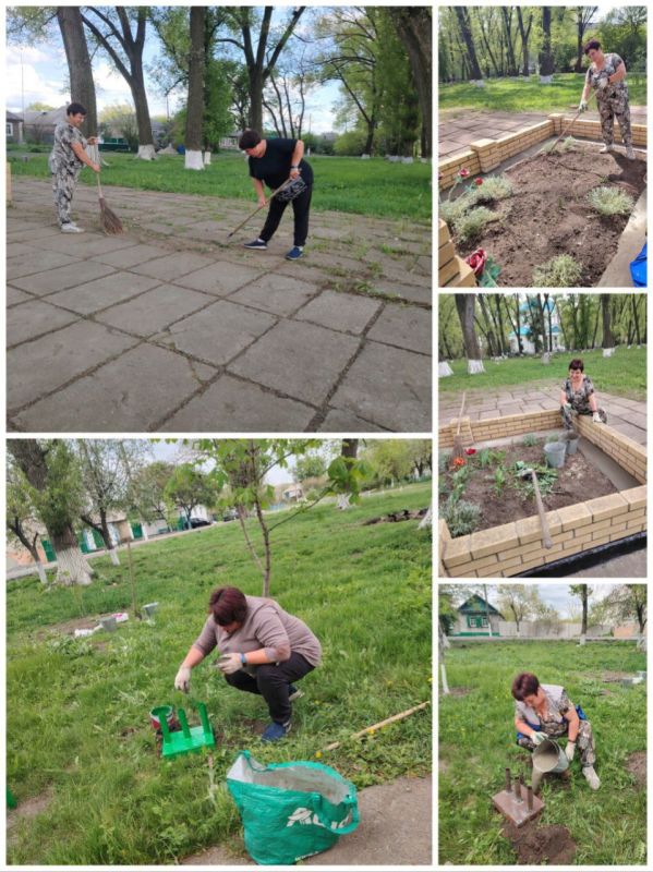 пгт Красный Кут - проведен ряд мероприятий по уборке и благоустройству территорий, покраске и побелке двух братских могил советских воинов, а также могил погибших воинов на местном кладбище пгт Красный Кут - проведен ряд мероприятий по уборке и благоустройству территорий, покраске и побелке двух братских могил советских воинов, а также могил погибших воинов на местном кладбище