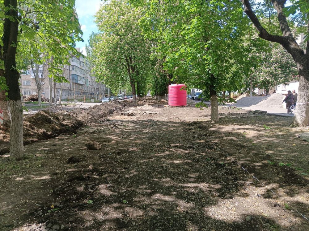 В городском округе город Ровеньки ведутся работы по реализации проекта «Благоустройство В городском округе город Ровеньки ведутся работы по реализации проекта «Благоустройство